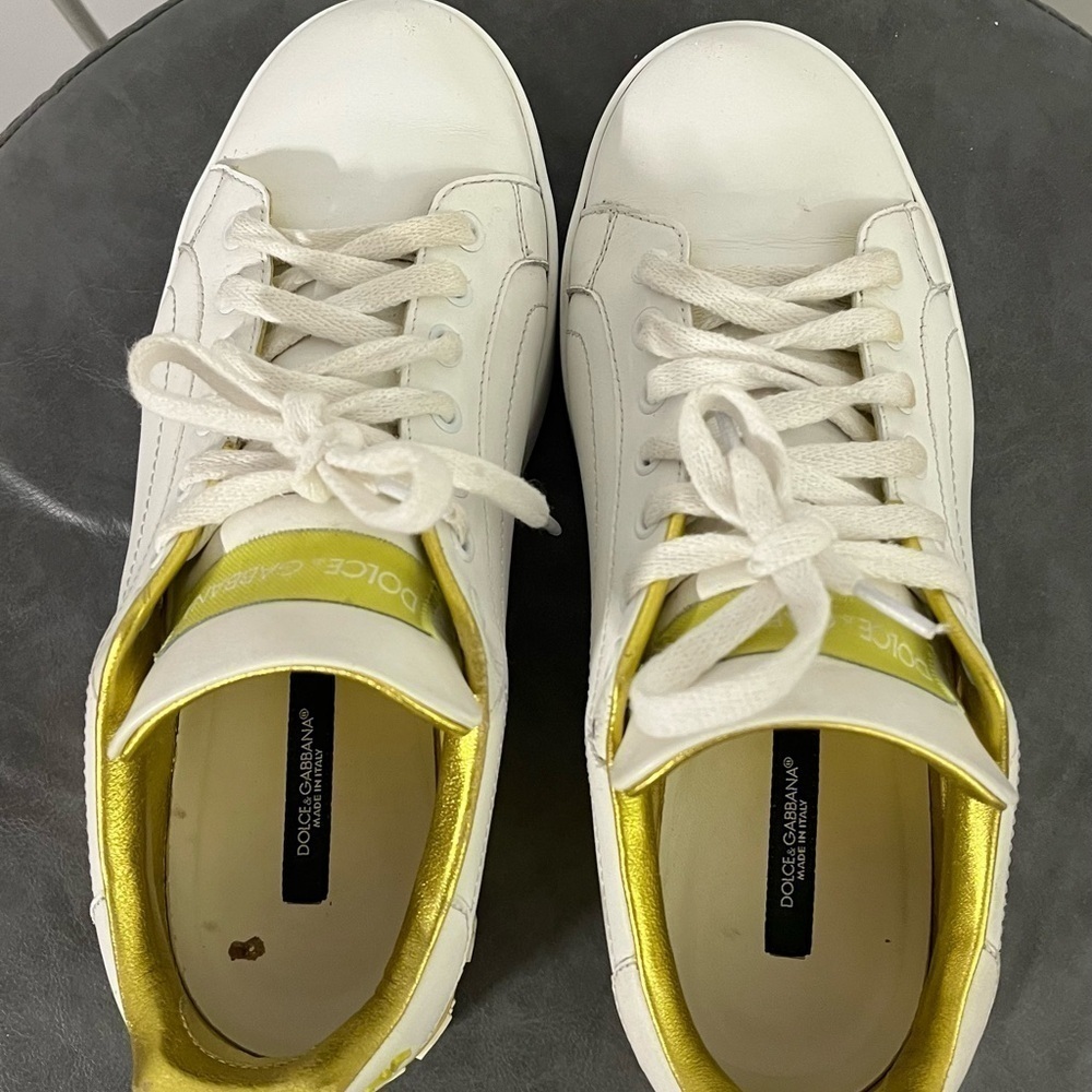 Dolce & Gabbana Portofino White Metallic Yellow - Picture 6 of 8